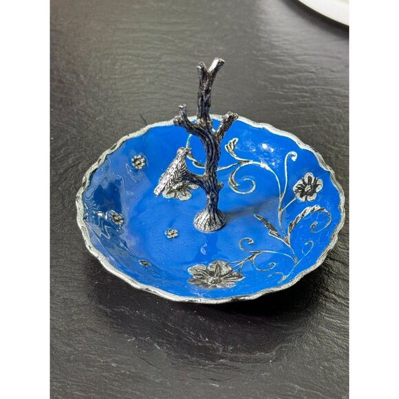 Cynthia Rowley Enamel Ring Jewelry Trinket Holder Dish - Picture 1 of 9